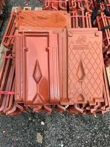 Ngói 22 men đỏ đất việt