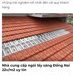 Ngói lấy sáng cao cấp